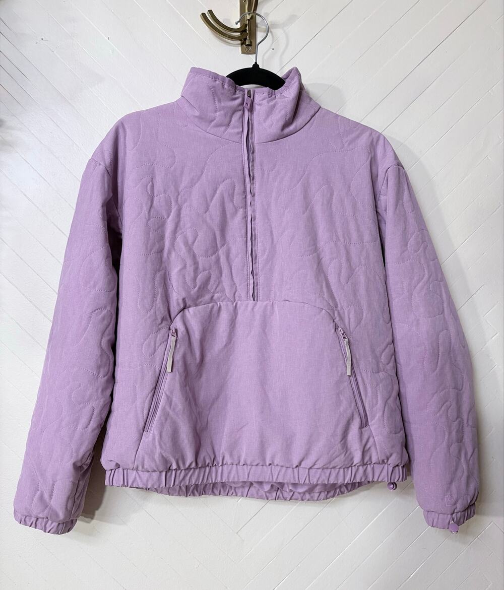 Avalanche Outdoor Supply Co. Purple Gorpcore Quilted Jacket Zip Pockets Womens M
